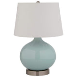 Stone & Beam Cyan Ceramic Lamp