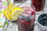Mulberry, Lavender, and Kale Smoothie
