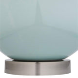 Stone & Beam Cyan Ceramic Lamp